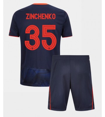 Nottingham Forest Oleksandr Zinchenko #35 Tredjetrøje Børn 2025-26 Kortærmet (+ Korte bukser)